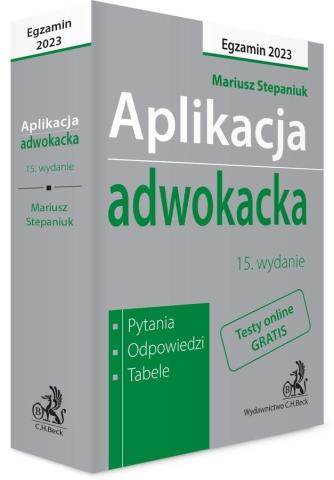 Aplikacja adwokacka 2023. Pytania, odpowiedzi