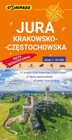 Mapa tur. - Jura Krakowsko-Częstochowska 1:50 000