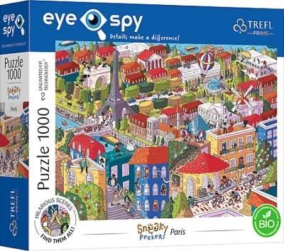 Puzzle 1000 Eye-Spy Sneaky Peekers Paris TREFL