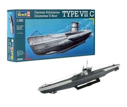 Statek 1:350 U-Boot German Submarine TYPE VII C