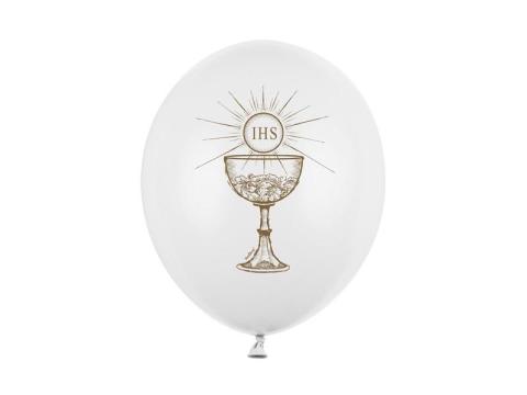 Balony IHS Pastel Pure White 30cm 6szt