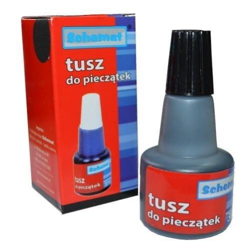 Tusz do pieczątek czarny 30ml