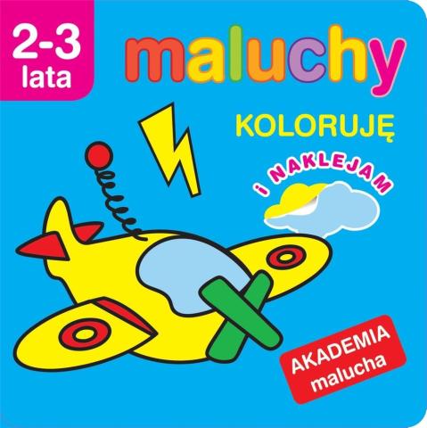 Akademia malucha. Koloruję z naklejkami