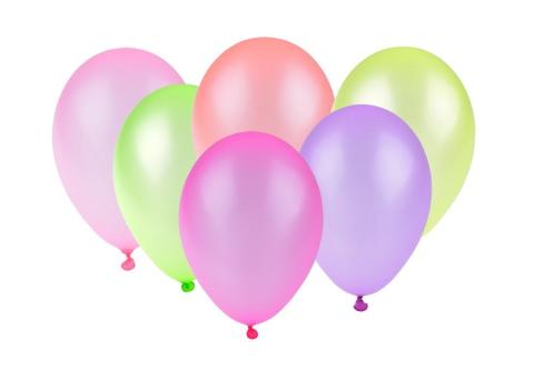 Balony neonowe 23cm 25szt