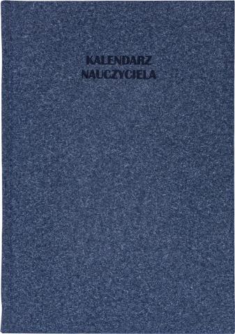 Kalendarz naucz. 2023/24 A5 tyg. natura granat