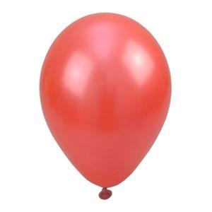 Balony metalizowane czerwone 30cm 100szt