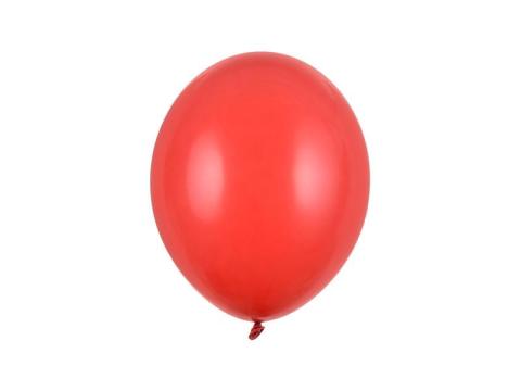 Balony Strong Pastel Poppy Red 27cm 10szt