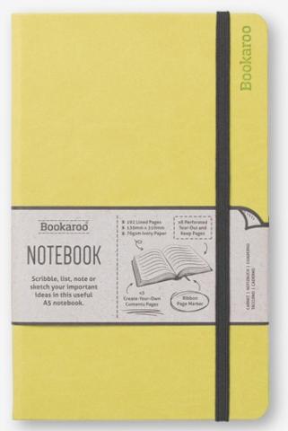 Bookaroo Notatnik Journal A5 - Limonkowy