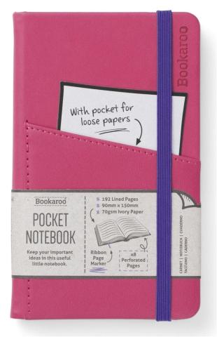 Bookaroo Notatnik Journal Pocket A6 - Różowy