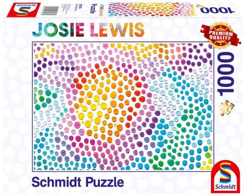 Puzzle 1000 Josie Lewis, Kolorowe bańki mydlane