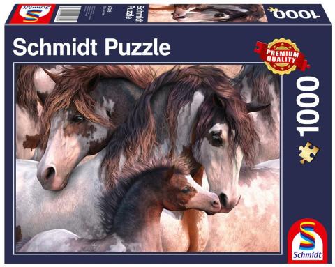 Puzzle 1000 Konie Pinto