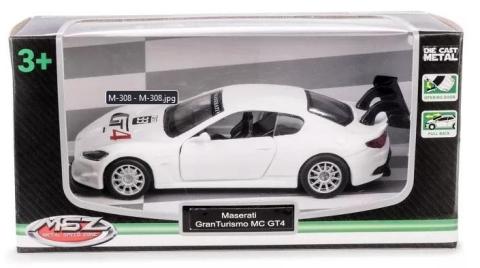 MSZ 1:43 Maserati GranTurismo MC GT4/67355/white