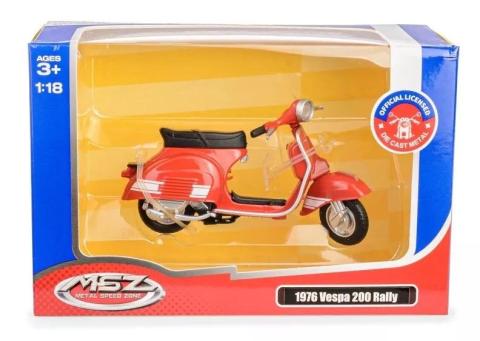 MSZ 1:18 1976 Vespa 200 Rally/67709/red