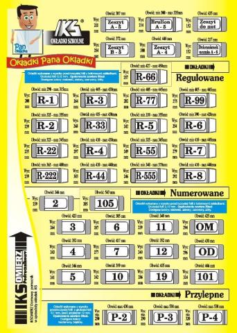 Okładka na dzienniczek A6 (50szt) IKS