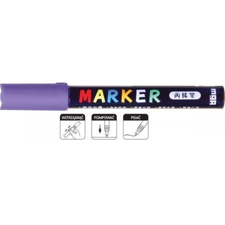 Marker akrylowy 1-2mm fioletowy M&G