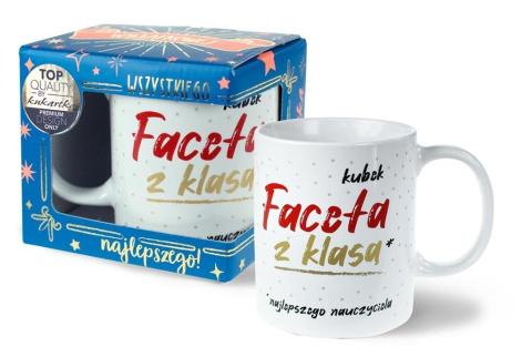 Kubek Premium Facet z klasą (najlepszy nauczyciel)