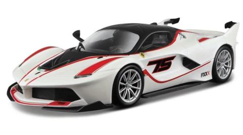 Ferrari FXX-K white 1:24 BBURAGO