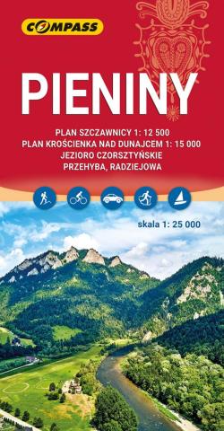 Mapa turystyczna - Pieniny 1:25 000 w.2023