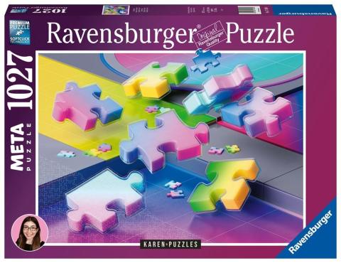 Puzzle 1000 elementów: Gradientowa kaskada