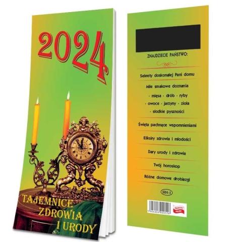 Kalendarz 2024 Tygodniowy z magnesem