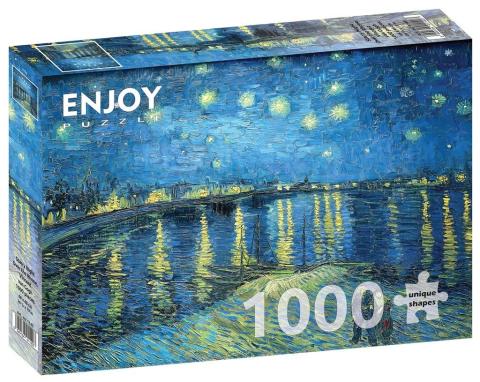 Puzzle 1000 Gwiaździsta noc nad Rodanem