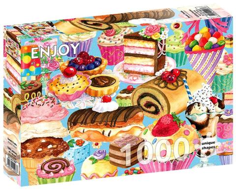 Puzzle 1000 Słodkie przysmaki