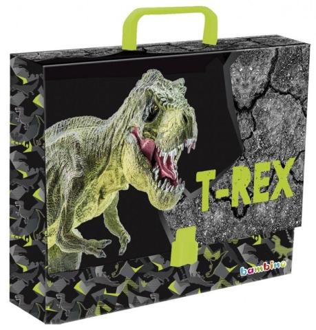 Teczka z rączką A4 XL T-Rex BAMBINO