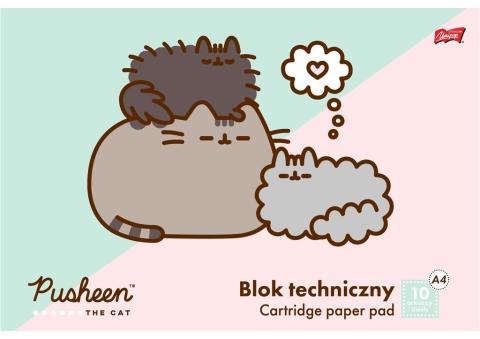 Blok techniczny A4/10K Pusheen (10szt)