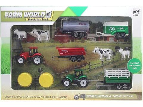 Farma. Pojazdy rolnicze + zwierzęta