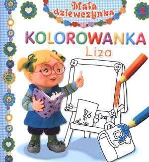 Mała dziewczynka kolorowanka - Liza