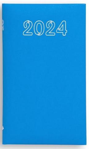 Kalendarz 2024 tygodniowy Standard - niebieski