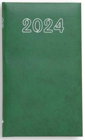 Kalendarz 2024 tygodniowy Standard - zielony