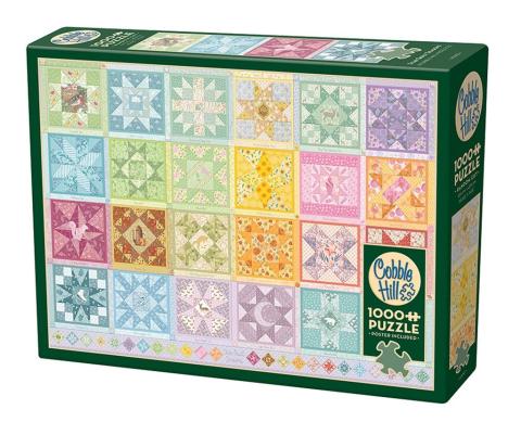 Puzzle 1000 Patchwork z gwiazdami