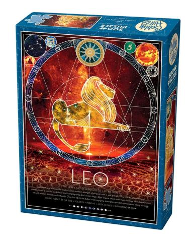 Puzzle 500 el. Znaki zodiaku: Lew