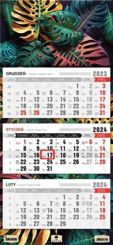 Kalendarz 2024 trójdzielny Glamour