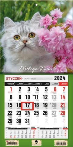 Kalendarz 2024 jednodzielny mini z mag. Kotek
