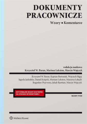 Dokumenty pracownicze. Wzory. Komentarze