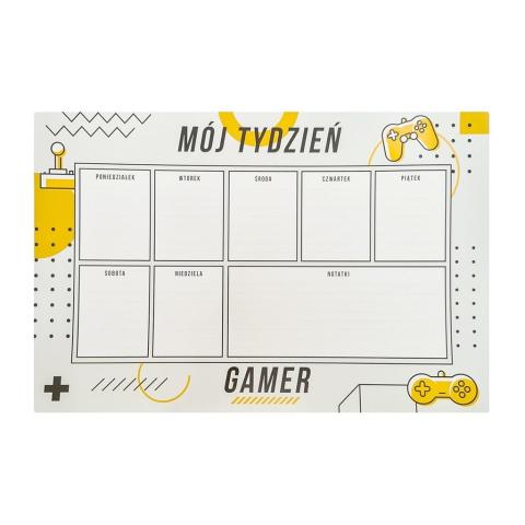 Planer magnetyczny gamer yellow