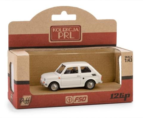 Kolekcja PRL Fiat 126p biały