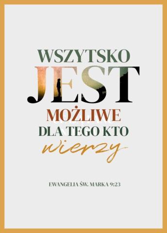 Karnet - Wszystko jest możliwe dla tego kto...