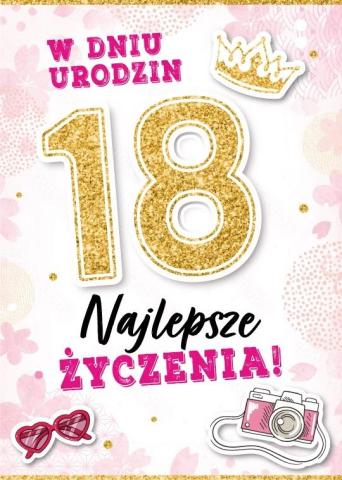 Karnet Urodziny 18