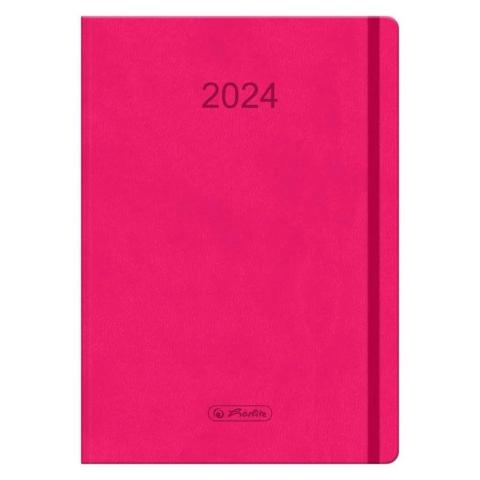 Kalendarz 2024 A5 Flex róż HERLITZ