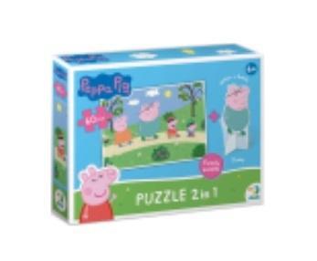 Puzzle 60 Peppa Pig with charater figure