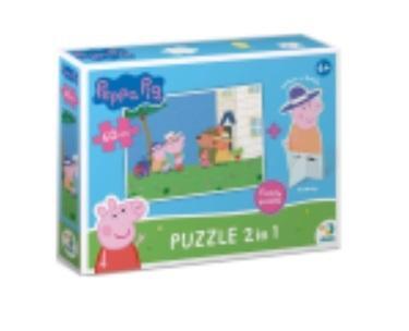 Puzzle 60 Peppa Pig with charater figure