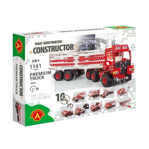 Mały Konstruktor 10w1 - Premium Truck ALEX