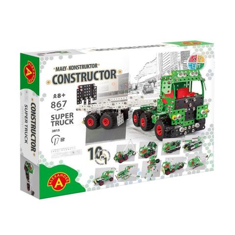 Mały Konstruktor 10w1 - Super Truck ALEX