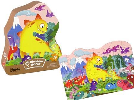 Puzzle 48 Dinozaur wulkan