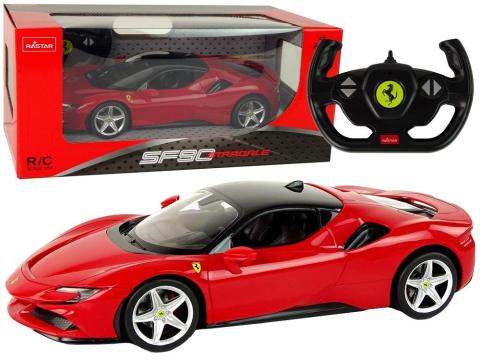 Auto R/C Ferrari SF90 Rastar 1:14 czerwone