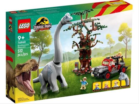 Lego JURASSIC WORLD 76960 Odkrycie brachiozaura