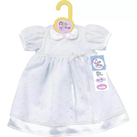 Dolly Moda - Christening Dress White 43cm